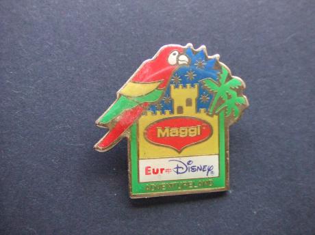 Euro Disney Fantasialand sponsor Maggi, papegaai